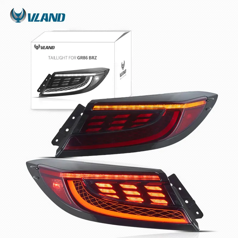 VLAND Full LED Rear Tail Lights 2nd Gen ZN8/ZD8 2021-2024(Second Generation ZN8/ZD8) for Toyota GR86 / BRZ