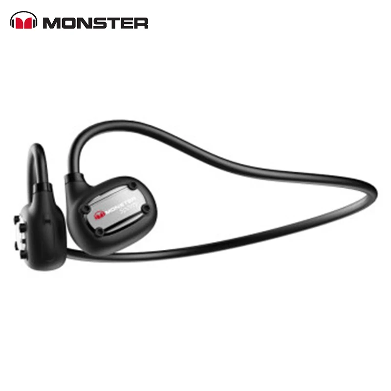Беспроводная Bluetooth-гарнитура Monster с открытым ухом и направлением воздушной проводимости, спортивная водонепроницаемая музыкальная шумоподавляющая гарнитура