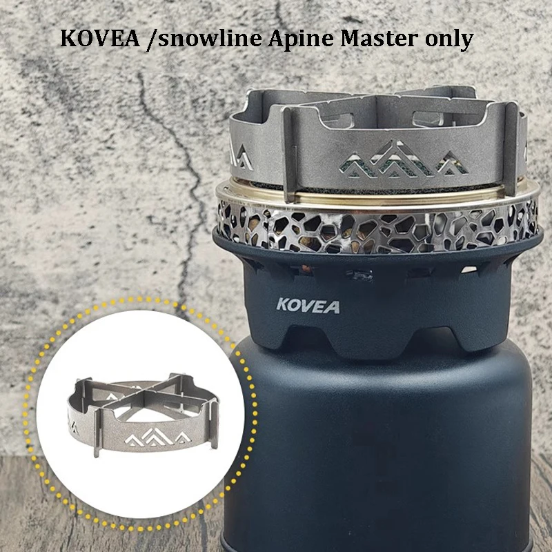 

For KOVEA Snowline ALPINE MASTER Stove Ultra-lightweight Pure Titanium Windshield Bracket Outdoor Camping Stove Accessories