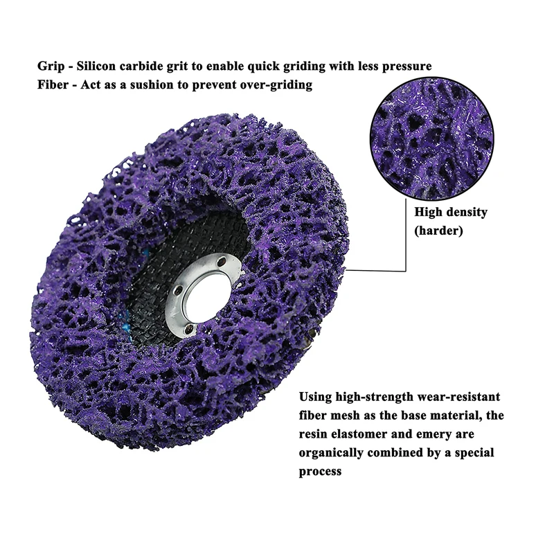 100/115/125mm Strip Discs Stripping Wheel For Angle Grinder Paint Stripper Abrasive Wheel Clean Remove Paint Rust Weld Oxidation