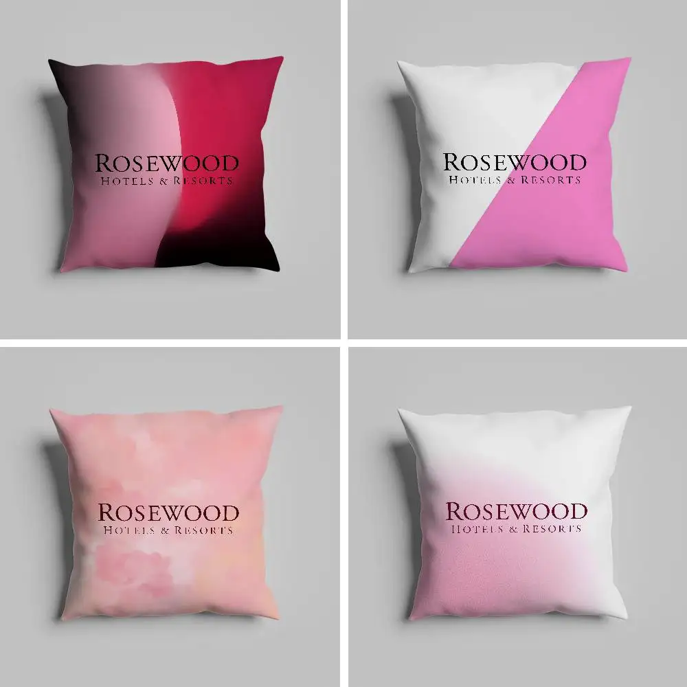 

Rosewood Hotel Pillow Case Pillowcase For Car Pillows 60x60 Cushions Luxury Double Sided Cover Home And Decoration Sofa 30x30