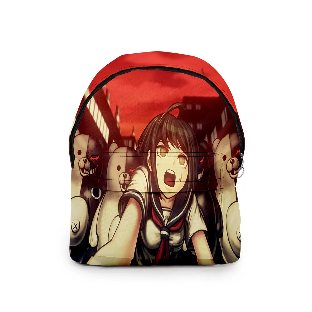 Harajuku Bullet on Breaking Monokuma student Bookbag Notebook Backpacks 3D Printed Oxford Waterproof Boys/Girls Travel Backpacks