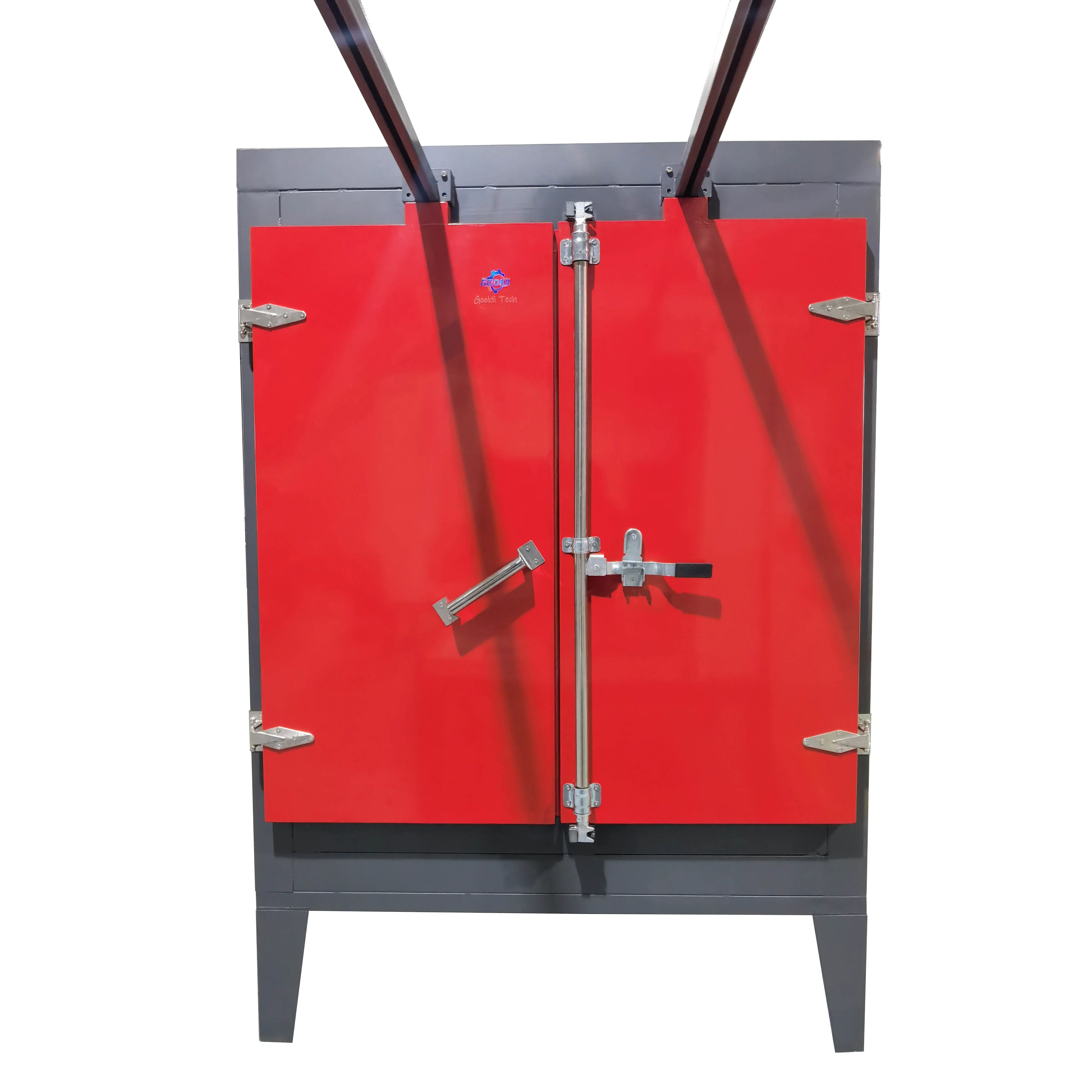 tech High Efficiency Powder Machine Spray Booth Oven Combo Semi-Automatic Painting Equipment for Aluminum Substrate 1 Year