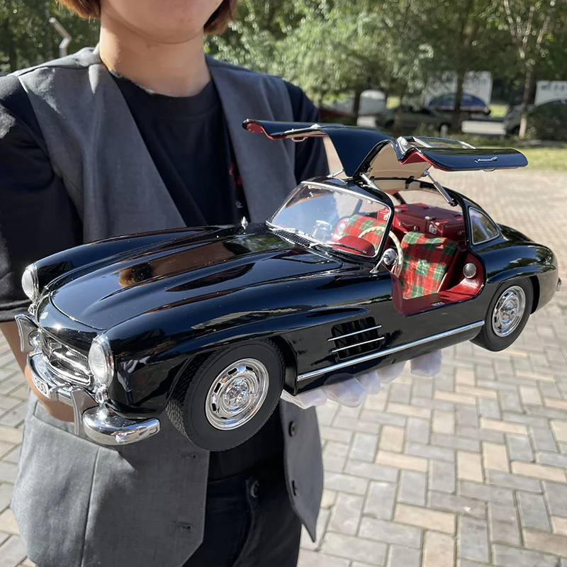 Schuco 1:12 300SL alloy car model gift collection+small gifts