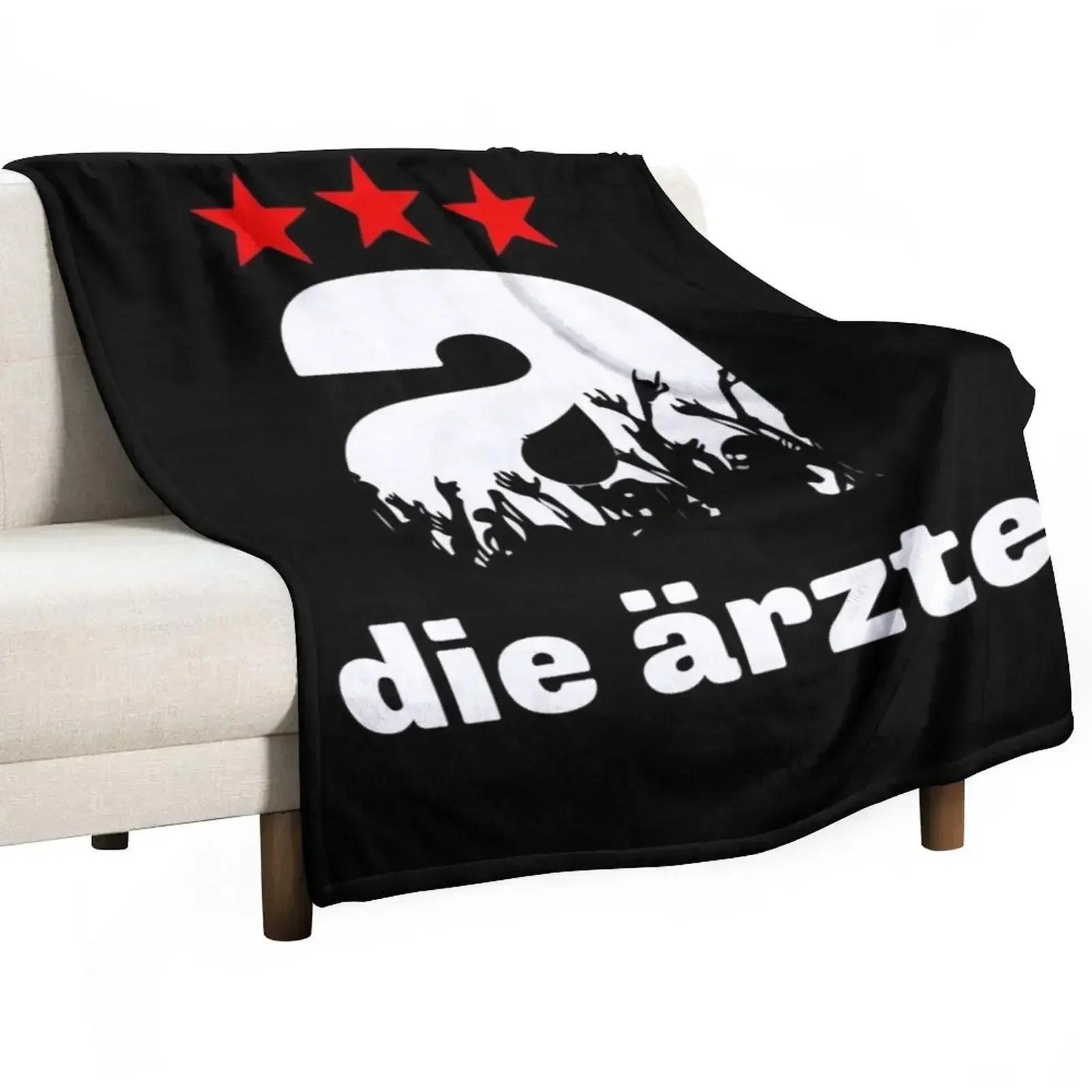 Die A?rzte Throw Blanket Men's Soft Warm Throw Blanket for Couch