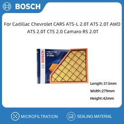 BOSCH Air Filter For Cadillac Chevrolet CARS ATS-L 2.0T ATS 2.0T AWD ATS 2.0T CTS 2.0 Camaro RS 2.0T 20857930