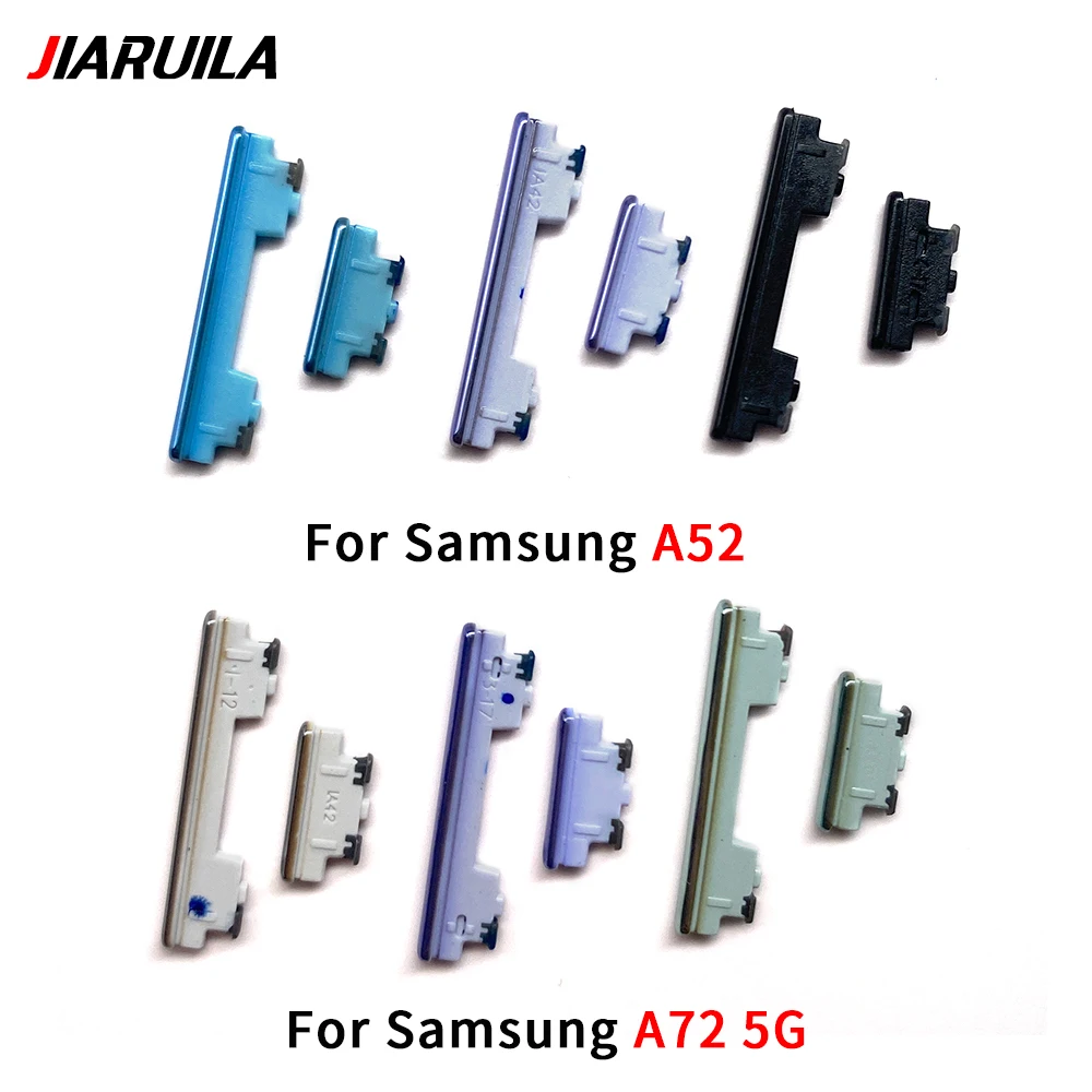 On Off Power Button & Volume Button Side Key Button For Samsung A52 A53 A73 A72 5G Phone Power Volume Button