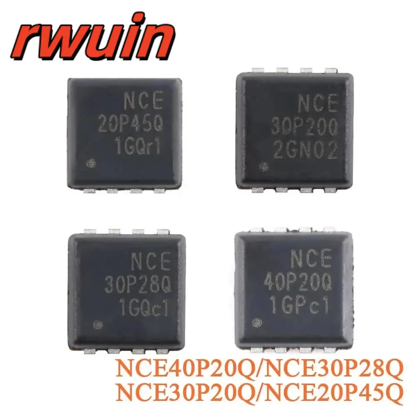 5Pcs NCE3025Q NCE3035Q DFN-8(3.3x3.3) MOSFET 30V 25A 35A Enhanced Power Field Effect Transistor N-Channel IC Chip  NCE40P20Q
