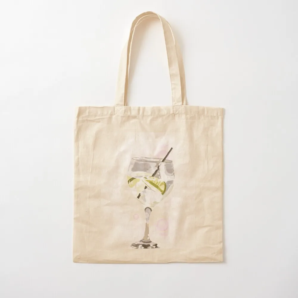 

Gin bubbles Tote Bag Canvas tote bag university Reusable bags