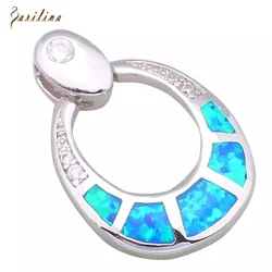 JLP1124  Classical Simple Style  Trendy  Elegant ReligionLove Shape Opal Pendant  Jewelry  for Women Gifts