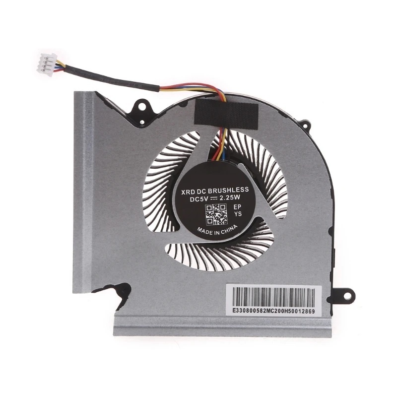 Radiador para portátil GE66 GP66 MS-1542 CPU GPU, ventilador refrigeración 5V 1A, Enfriador portátil 4 pines N453