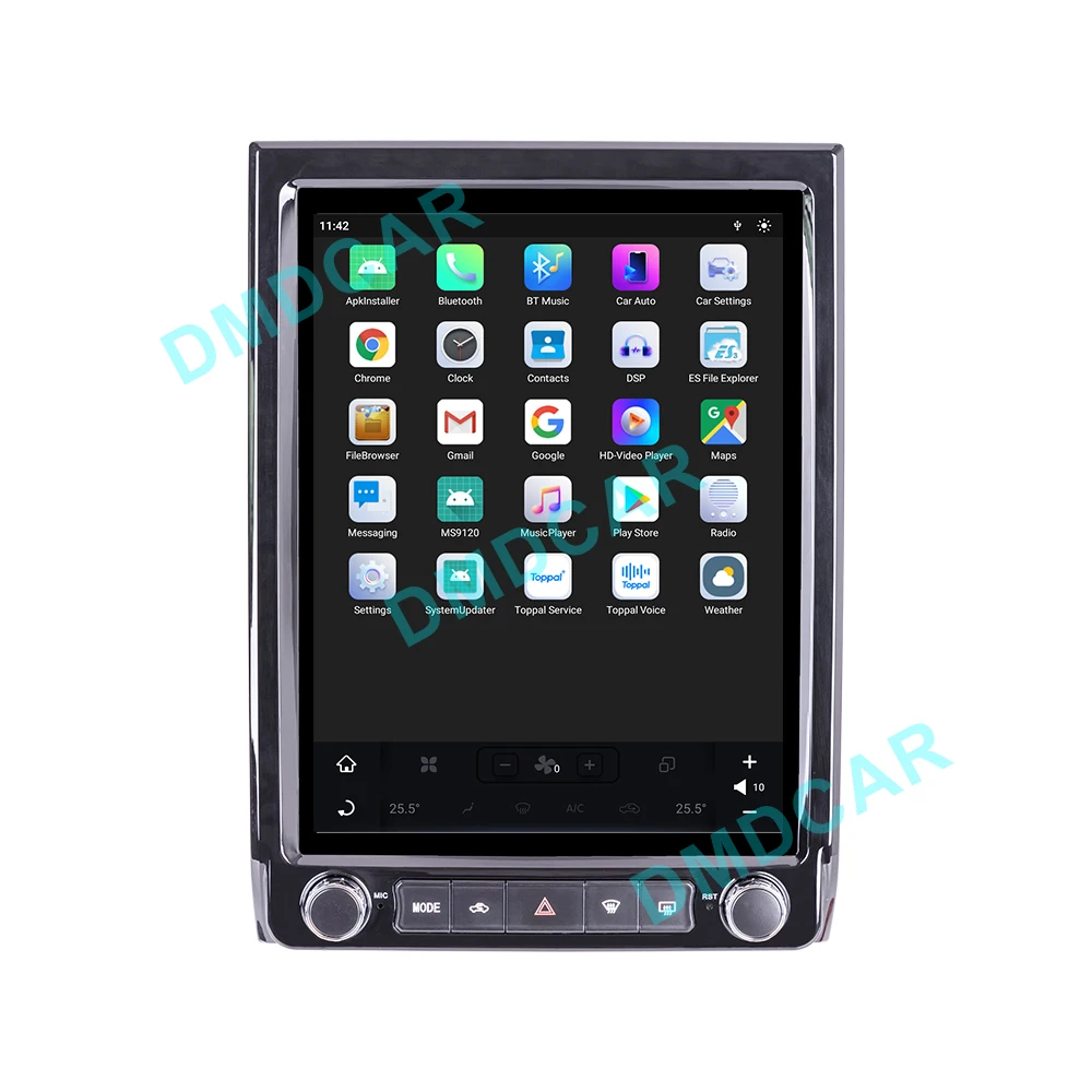 Qualcomm Android 11 Car Radio Central LCD Head Unit Multimidia Video Player Wireless Carplay For Ford Expedition 2007-2017