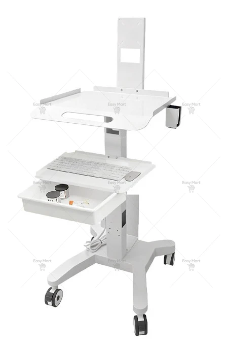 Dental Scanner Cart Storage Auxiliary with Wheels Portable Medical Dental Trolley Dental Clinic Beauty Instrument Tool