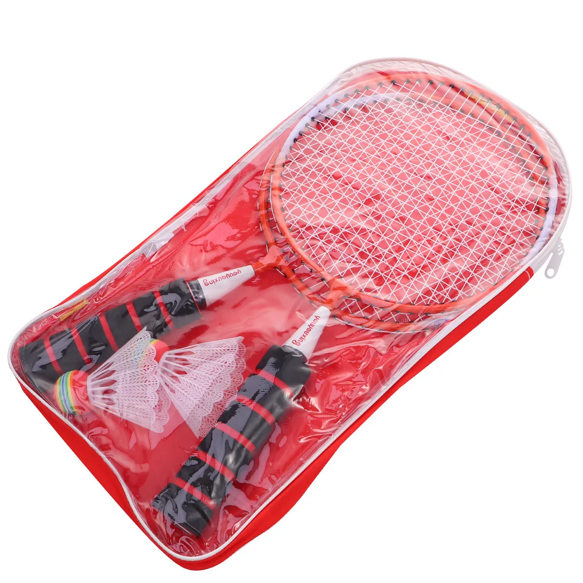 

1Set Childrens Badminton Racket Light Easy Carry Soft Grip Comfortable Design Fine Workmanship for Outdoor Sports School