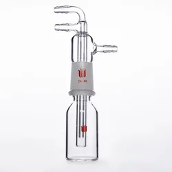 SYNTHWARE Micro flat bottom sublimator, Joint 24/40, With Glass valve, Borosilicate glass, D232440P