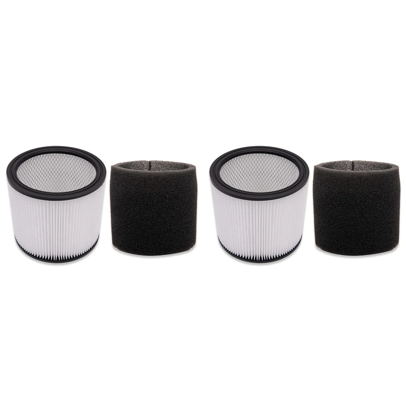 فلتر بديل 2X من Hot لـ Shop-Vac 90350 90304 90333 بديل يناسب معظم المكانس الكهربائية الرطبة والجافة 5 جالون وما فوق