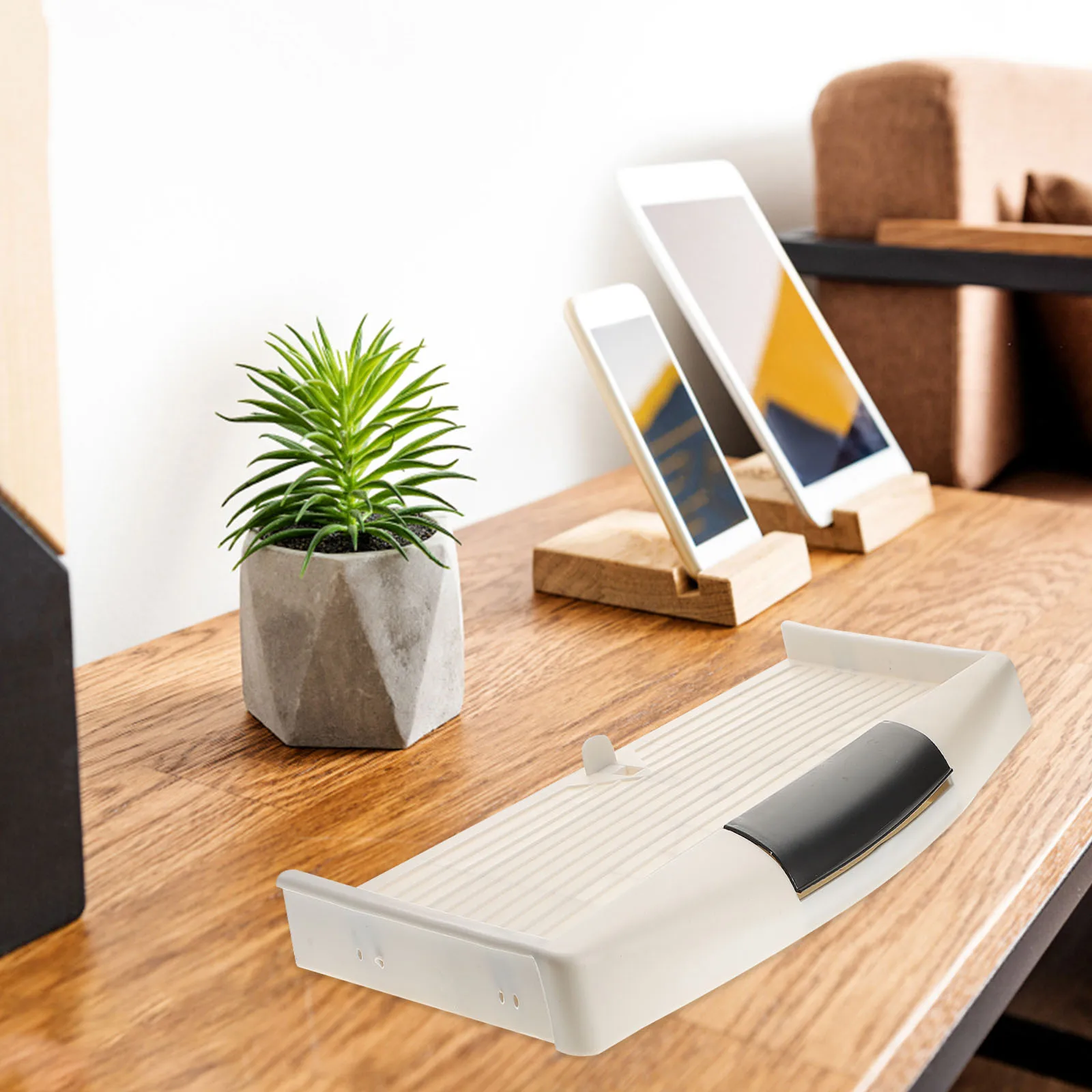 

1 pc Keyboard Holder Under Desk Ergonomic Slide-Out Tray Adjustable Stand For Mouse Office Workstation Computer