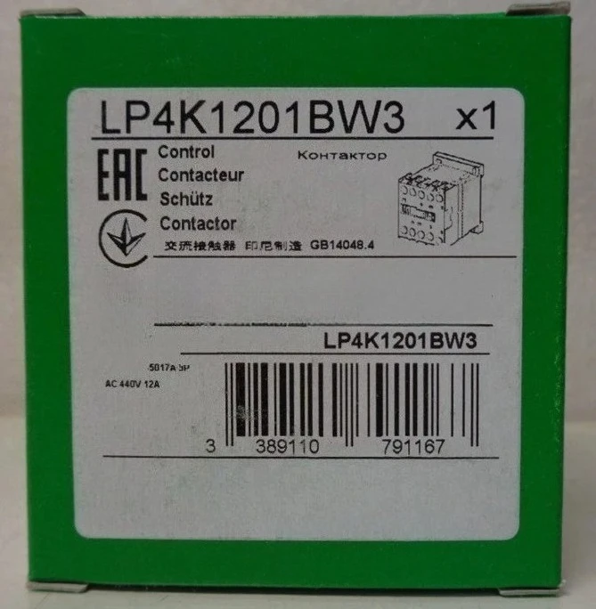 

Совершенно новый оригинальный контактор переменного тока LP4K1201BW3 Быстрая доставка