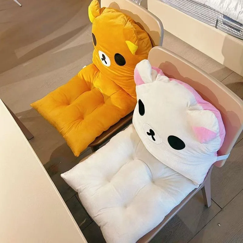 40cm Hot Rilakkuma Kawaii Anime Cartoon Cushion Cute Backrest Sofa Pillow For Dormitory Office Birthday Gift For Girls Plush Toy view 6