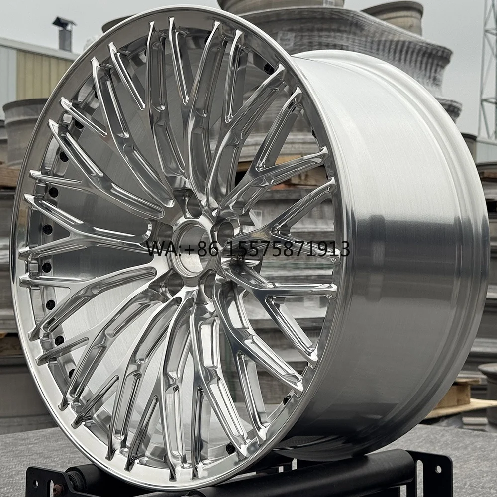 

Custom 18 19 20 21 22 Inch 5x112 5x120 Polished Monoblok Forged Alloy Car Wheels for M3 3Series Mercedes AMG CLS Audi A6 RS7