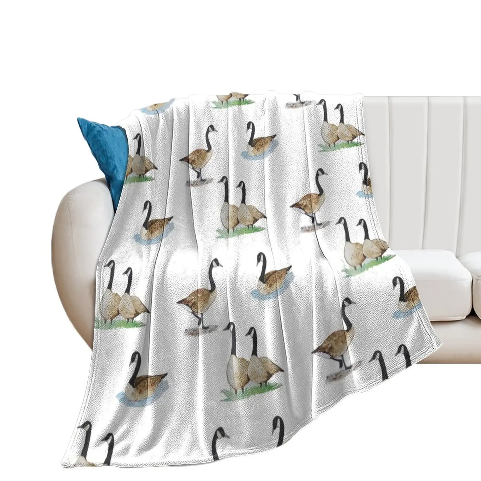 Canadian geese Throw Blanket Designers Decorative Sofa Quilt sofa bed Blankets