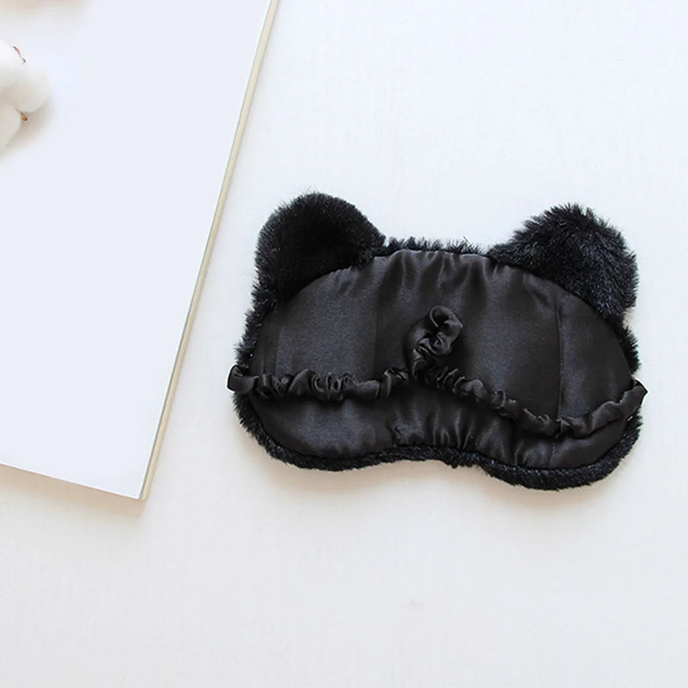 

3 Pcs Cartoon Cat and Dog Eye Mask Masks for Sleeping Soft Light-blocking Contoured Patches Kids White Cover Cute Travel
