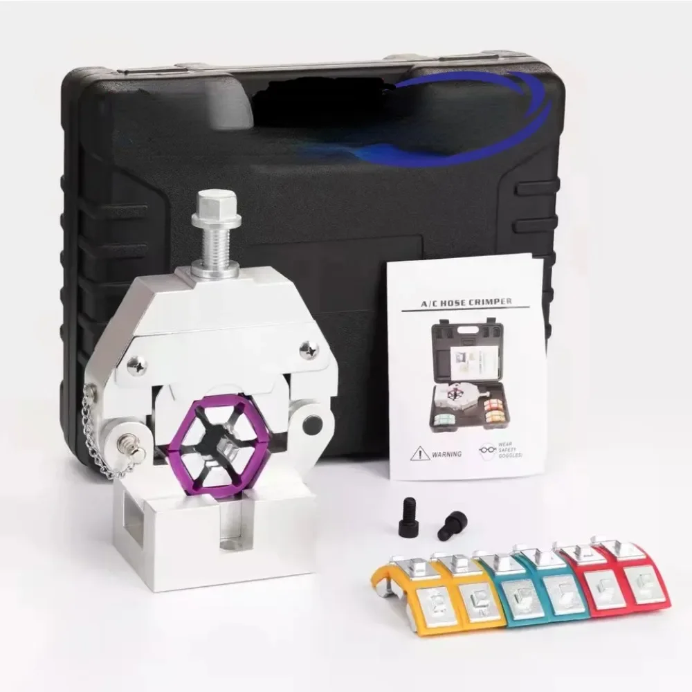 

Lower price manual portable 1500 hydra-krimp air conditioner hose hydraulic crimper kit ac hose fitting crimping tool machin
