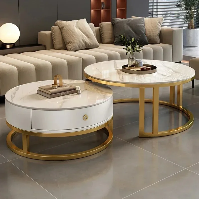 

Minimalist Round Coffee Tables Nordic Living Room Trendy Wood Coffee Tables Simple Design Mesa Auxiliar Salon Home Furniture