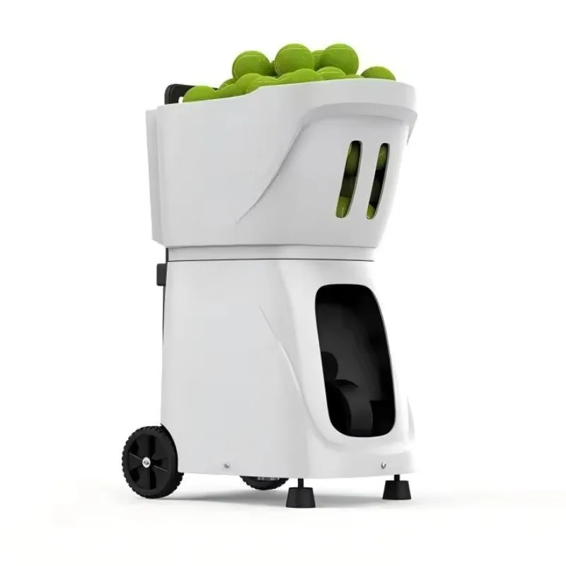 

Popular 15balls Tennis Ball Machine Launcher Equipment for Training Practice with APP Remote Control Tennis Shooting Machine
