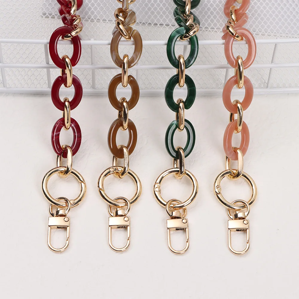 40CM Bag Chain Replaceable Handbag Bag Straps Acrylic Resin Purse Chain Detachable Crossbody Bag Shoulder Bag Accessories