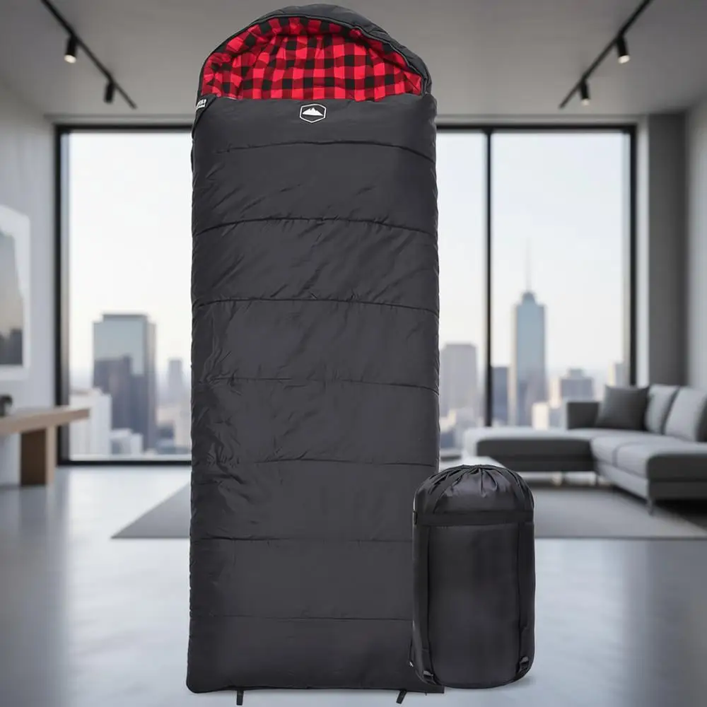 

Compact Lightweight Waterproof Sleeping Bag - Ideal for Camping, Backpacking, All Seasons for Adults, Kids, Teens