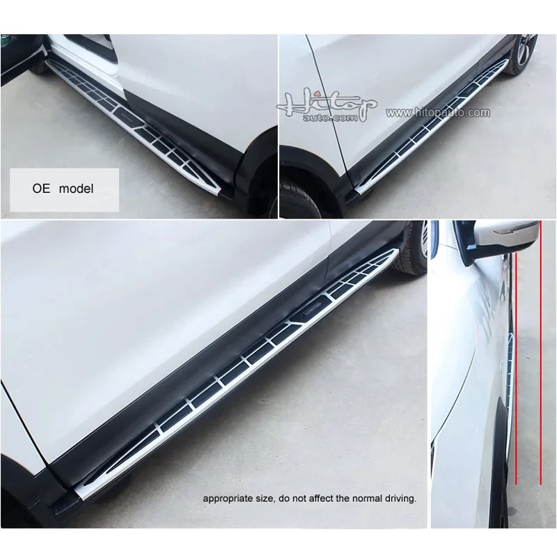لوحة تشغيل بدواسة جانبية ساخنة Nerf لسيارة Renault Kadjar 2015-2025، ثلاثة نماذج، تحميل 300 كجم، أخصائي SUV لمدة 10 سنوات