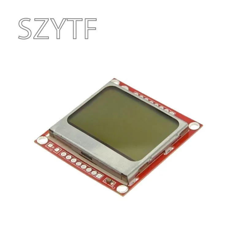 High Quality 84X48 84x84 LCD Module Red baseboard White Backlight Adapter PCB For Nokia 5110 Arduino