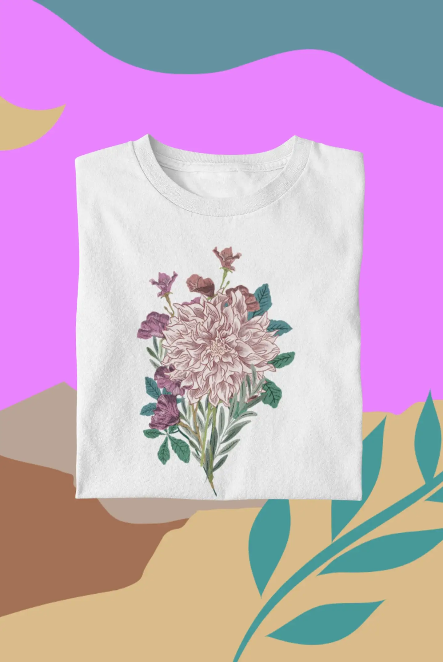 Dahlia T Shirt Flowers Mexican Plant Botanical Garden Extraordinary Plants Tulip