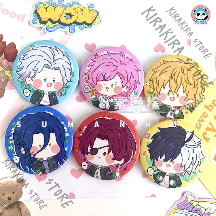 

WIND BREAKER Cosplay Badge Sakura Haruka Suo Hayato Brooch Kiryu Mitsuki Anime Cartoon Pin Emblem Cute Bag Pendants Ornaments