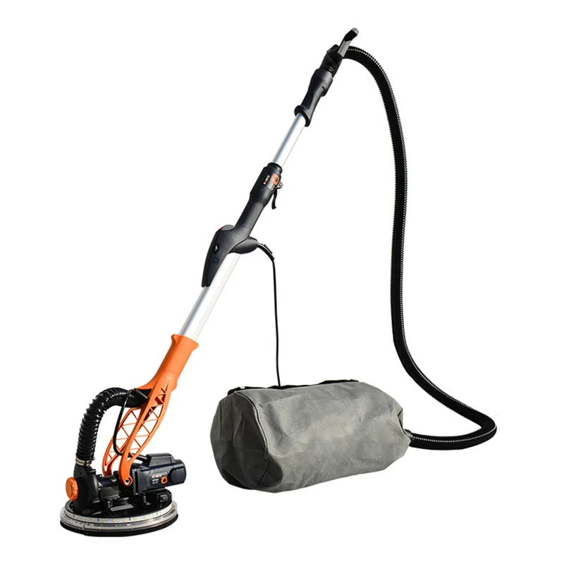 Efficient Vacuuming Foldable Grinder Sander 850W 220V Wall Polishing Grinding Double Led Light Putty Polisher Machine