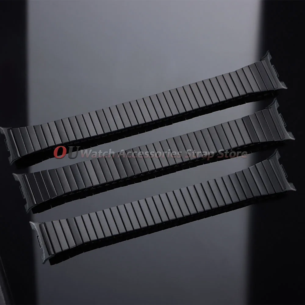 Für Samsung Galaxy Watch 9 8 40mm 44mm Uhrenarmband Elastische Dehnungsriemen für Samsung Galaxy Watch 9 Metall-Erweiterungsarmband für Herren – Detail 5