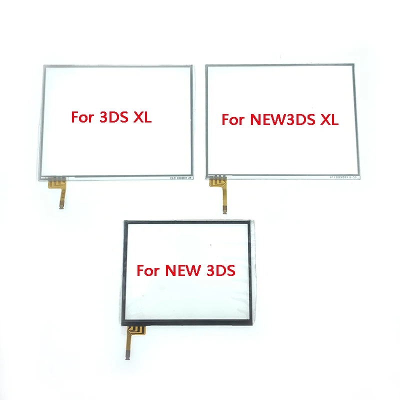 شاشة زجاجية تعمل باللمس مع لاصق ، عدسات محول رقمي ، نينيندو 3DS XL LL و NEW3DS ، إصدار جديد ، إصدار