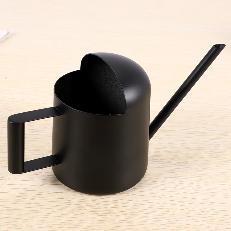 水やりに最適なミニ黒のステンレス鋼の水やりは,300 ml,庭の植物に適しています