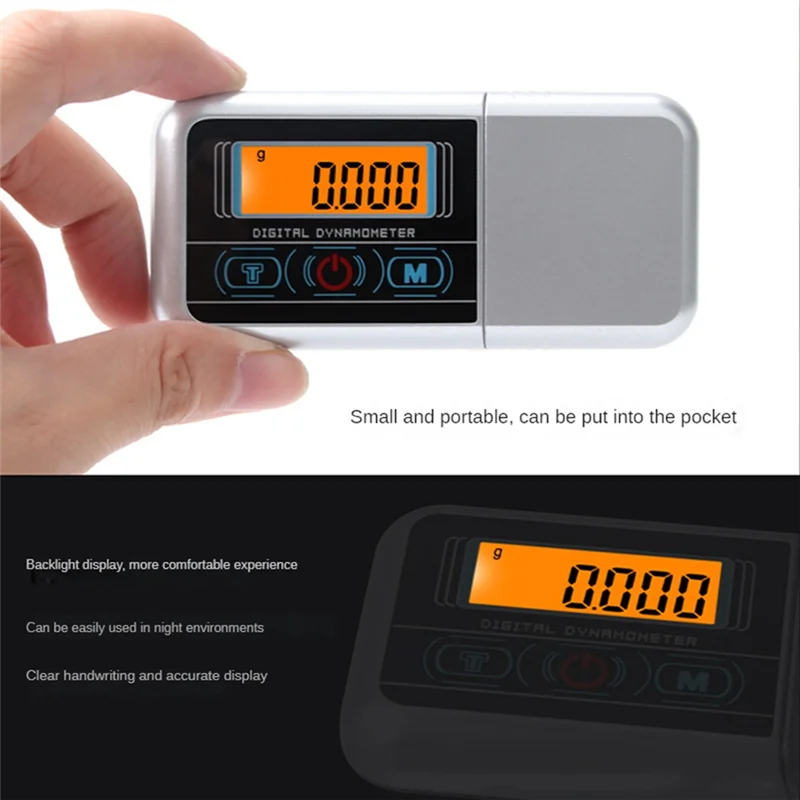 Mini Balance Numérique Colorée 100G/0.005, Jauge de Force, LED, Compteur de Charge de Bras, Portable, pour Bijoux