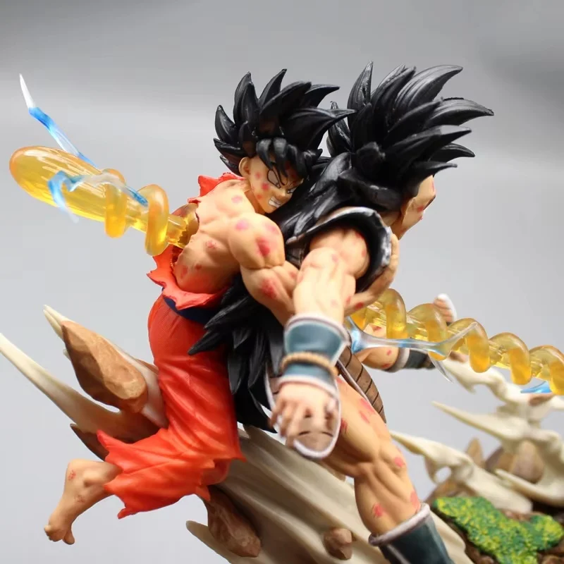 Dragon Ball Broly Vs Goku Figure Anime Action Figurine Gk Action Figurine Broli Statue Pvc Model Doll Collection Toys Kids Gift