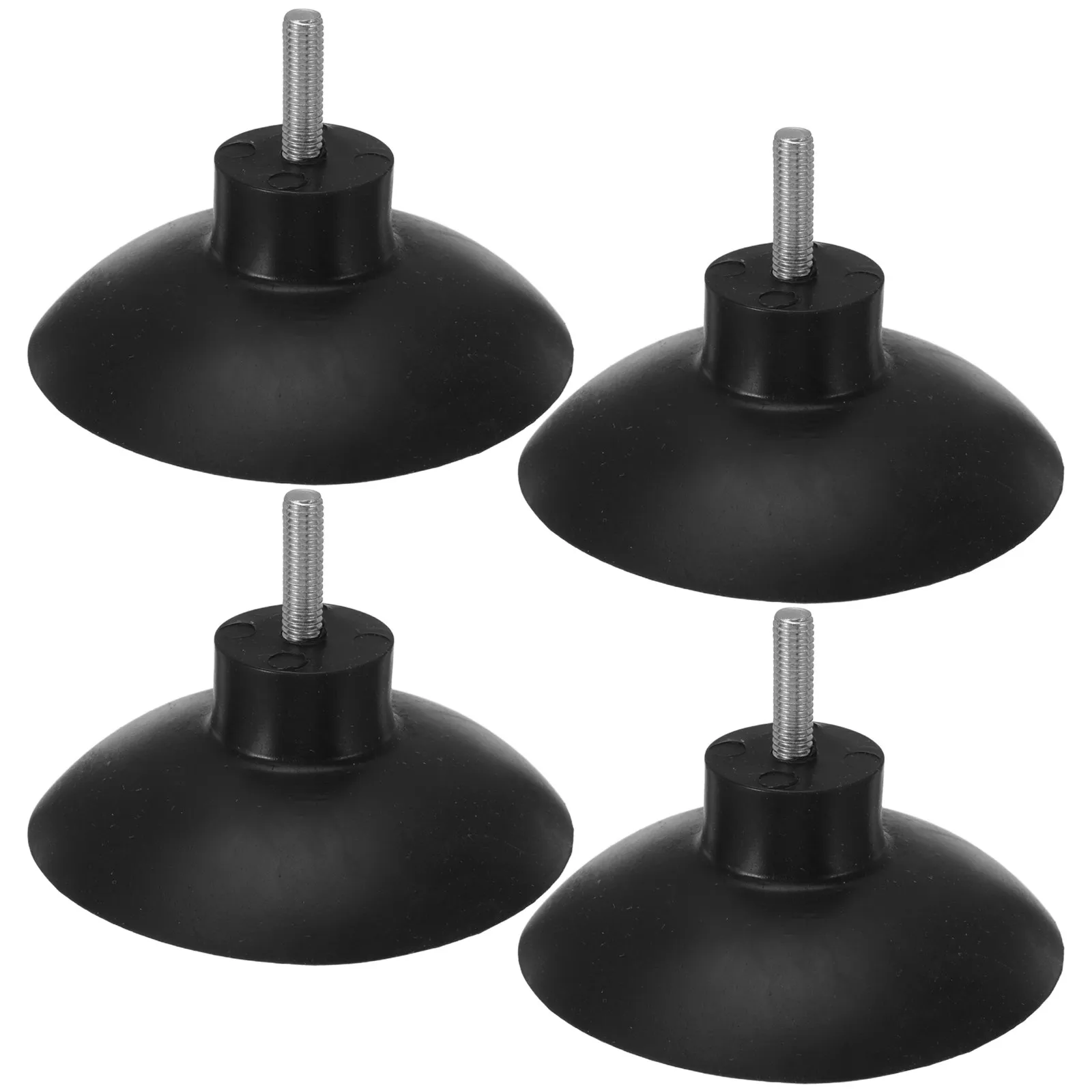 4Pcs M6 Screw Suction Cup Feet Plastic Anti Slip Furniture Pads Removable French Fry Cutter Kitchen Accessories Commercial
