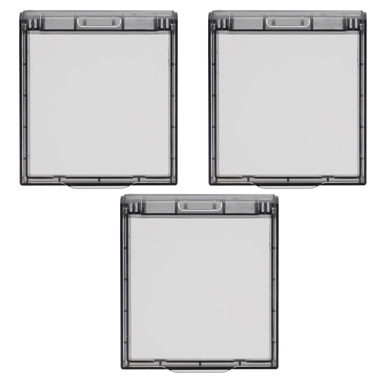 

3pcs Waterproof Outlet Protective Cover Clear Light Switch Guard For Bathroom Bedroom Kitchen Safety Shield Light