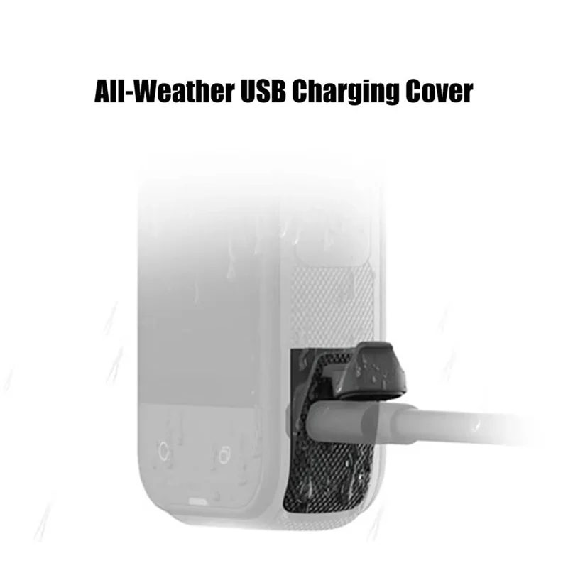 A93P USB Charging Port Cover For Insta360 X5 Waterproof Dust & Rain Protector For Outdoor Action Camera Use