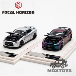 Focal Horizon FH 1:64 Skyline GT-R R35 Magic Purple/Silver Diecast Model Car