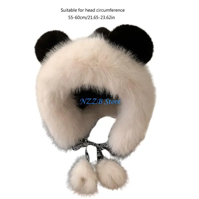 T21F الكرتون الدببة القطيفة قبعة يندبروف قبعات دافئة الشتاء النشاط تسلق الجبال قبعات #6