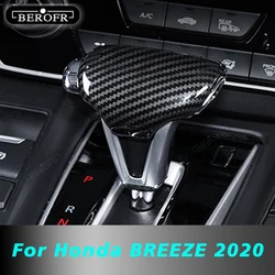 For Honda BREEZE 2020 ABS Gear Shifter Gear Protector Head Cover Car Gear Head Shift Knob Handle Cover Trim Sticker