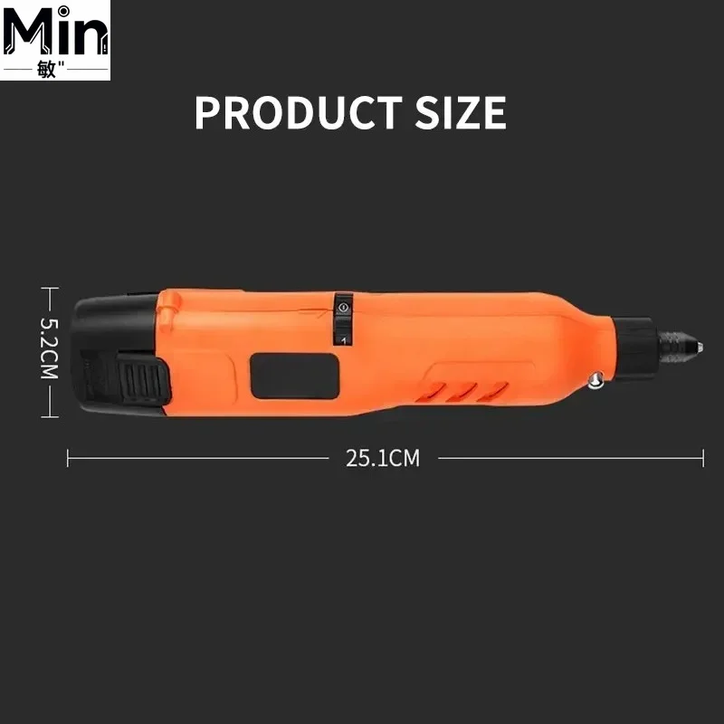 12V Mini Handheld Polishing Machine Engraving Pen with Polishing Accessories Portable Grinding Tool for Jewelry Glass