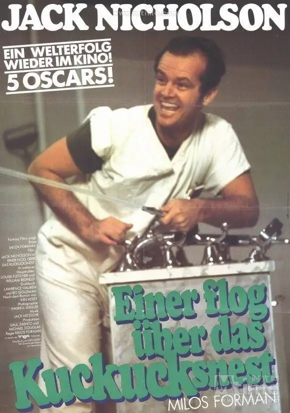 Zeldzame film: One Flew Over the Cuckoo's Nest 1975 Kunst ZIJDE POSTER Wandkunst Huisdecoratie Schilderij