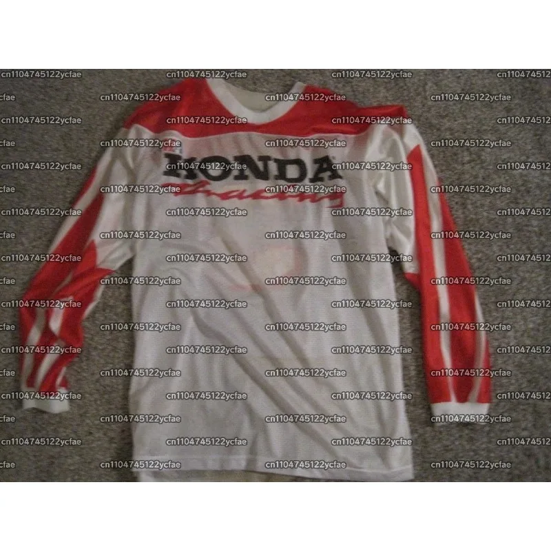 

Honda Racing Team Ретро Хип-Хоп 2025 Повседневная с длинным рукавом # Мужская модная удобная спортивная одежда 3LUSK для любителей мотоциклов